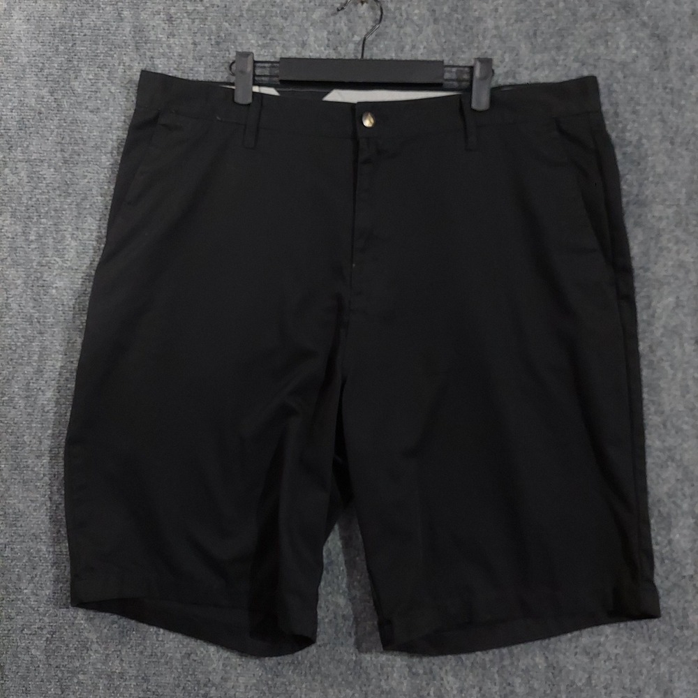 Volcom Frickin Chino Shorts‎ Mens 40 Black Flat Front Casual Summer Streetwear